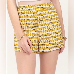 Francescas’ Dawn Lemon Classic Shorts- Small